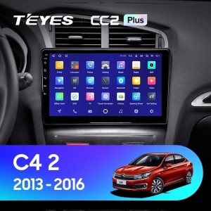 Штатная магнитола Teyes CC2 Plus 4/64 Citroen C4 (2013-2016) B7