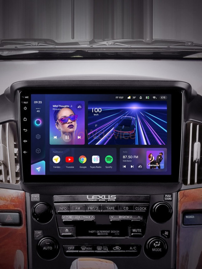 Штатная магнитола Teyes CC3 360 6/128 Lexus RX300 XU10 (1997-2003) F1