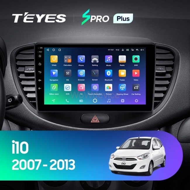 Штатная магнитола Teyes SPRO Plus 6/128 Hyundai i10 (2007-2013)