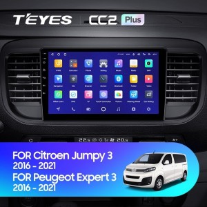 Штатная магнитола Teyes CC2 Plus 4/64 Citroen Jumpy 3 SpaceTourer (2016-2021)