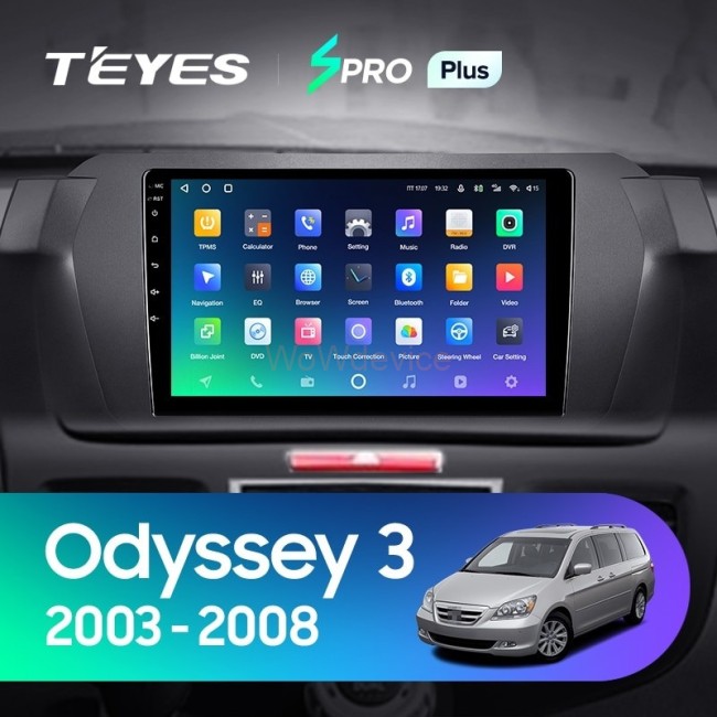 Штатная магнитола Teyes SPRO Plus 4/32 Honda Odyssey 3 RL3 RL4 (2003-2008)