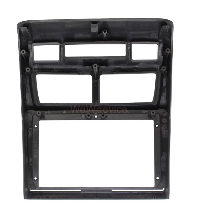 Рамка магнитолы 9.0" (цв.Черный) для KIA Sportage (KM) 2008-2010 Кондиционер