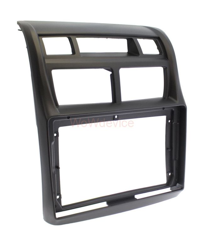 Рамка магнитолы 9.0" (цв.Черный) для KIA Sportage (KM) 2008-2010 Кондиционер