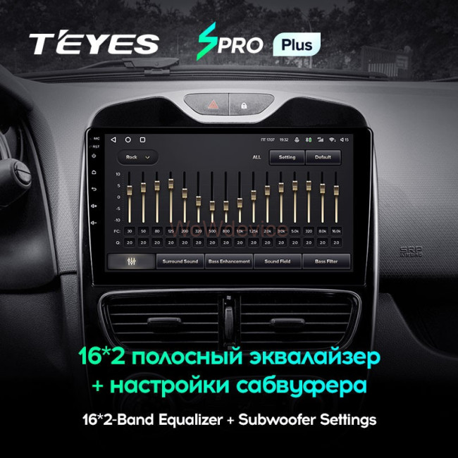 Штатная магнитола Teyes SPRO Plus 6/128 Renault Clio 4 BH98 KH98 (2016-2019)