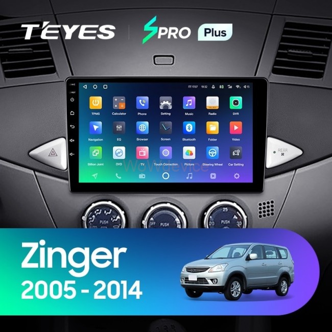 Штатная магнитола Teyes SPRO Plus 4/64 Mitsubishi Zinger (2005-2014)