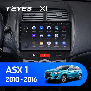 Штатная магнитола Teyes X1 4G 2/32 Mitsubishi ASX 1 (2010-2016) Тип-A