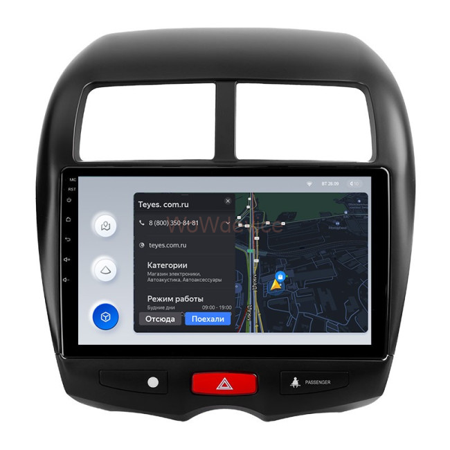 Штатная магнитола Teyes X1 4G 2/32 Mitsubishi ASX 1 (2010-2016) Тип-A