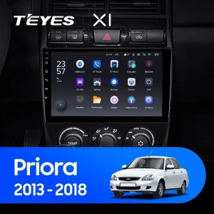 Штатная магнитола Teyes X1 4G 2/32 LADA Priora (2013-2018)