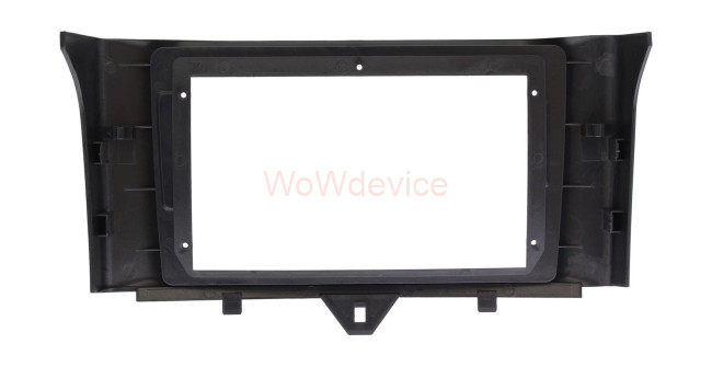 Рамка магнитолы 9.0" (цв.Черный) для SMART ForTwo (451) 2011-2017