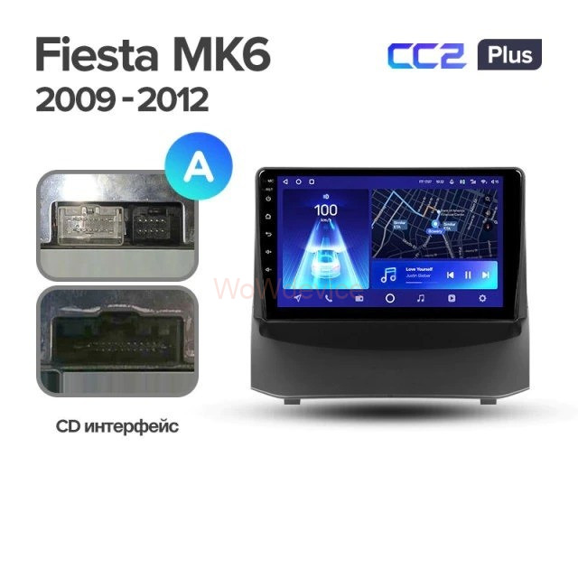 Штатная магнитола Teyes CC2 Plus 4/64 Ford Fiesta 6 (2008-2019) Тип-A Штатная магнитола Teyes CC2 Plus 4/64 Ford Fiesta 6 (2008-2019) Тип-A