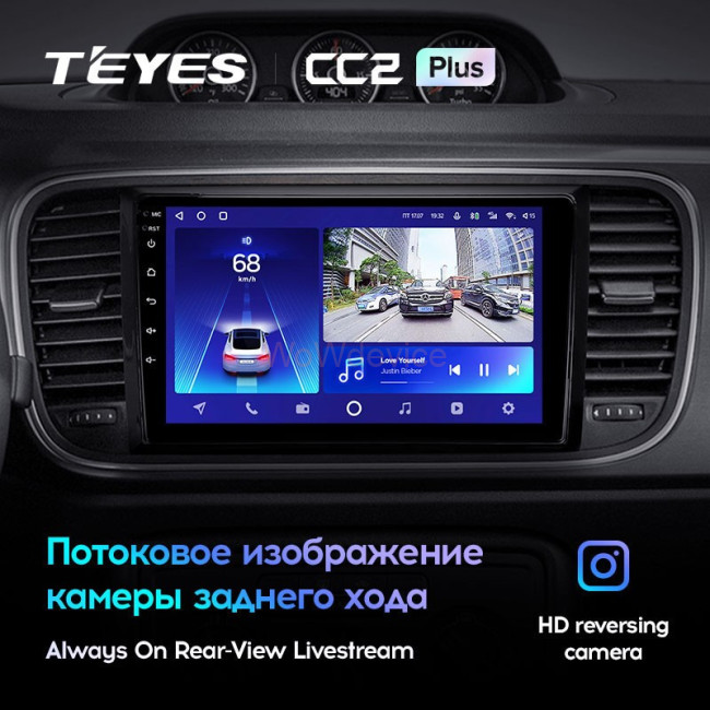 Штатная магнитола Teyes CC2L Plus 2/32 Volkswagen Beetle A5 (2011-2019)