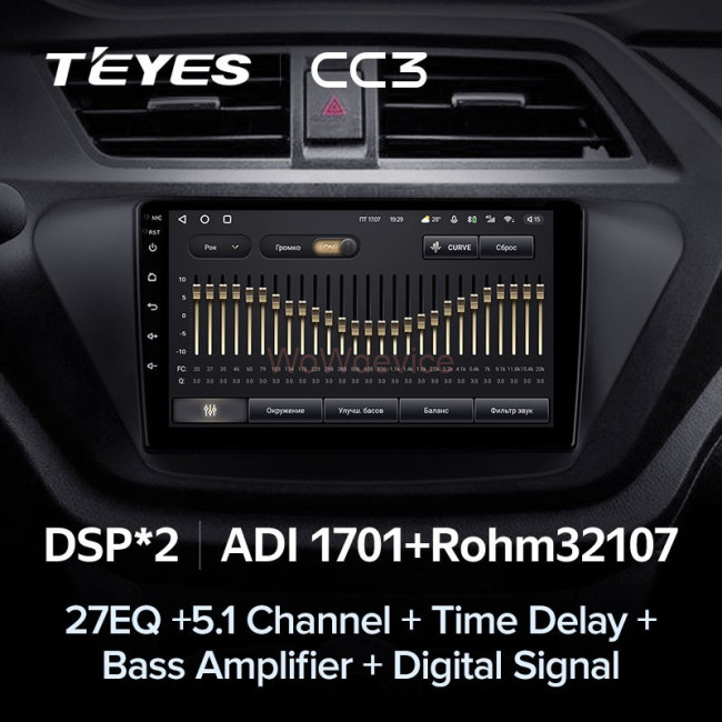 Штатная магнитола Teyes CC3 6/128 Lifan X50 (2015-2019) Штатная магнитола Teyes CC3 6/128 Lifan X50 (2015-2019)