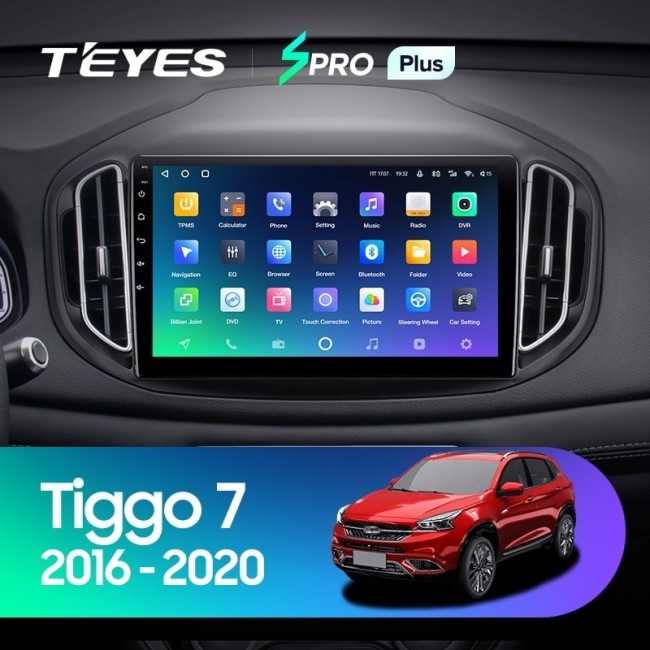 Штатная магнитола Teyes SPRO Plus 4/64 Chery Tiggo 7 (2016-2020) F2