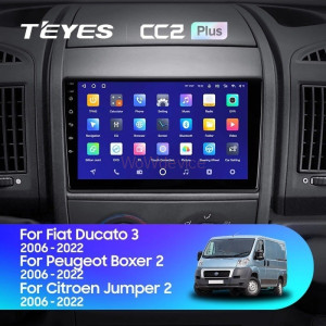 Штатная магнитола Teyes CC2 Plus 6/128 Fiat Ducato 3 (2006-2022)