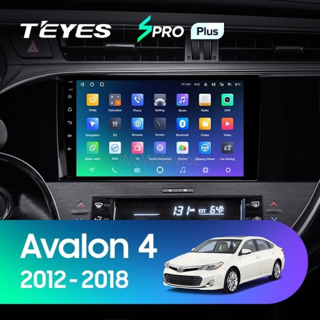Штатная магнитола Teyes SPRO Plus 6/128 Toyota Avalon IV XX40 (2012-2018)