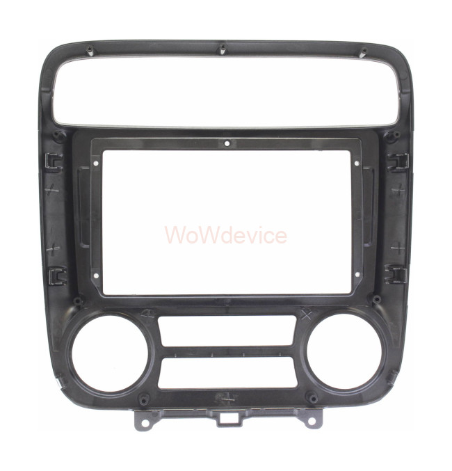 Рамка магнитолы 9.0" (цв.Серый) для HONDA Stream 2000-2003