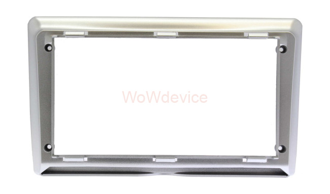 Рамка магнитолы 9.0" (цв.Серый) для KIA Sportage 2005-2009 ver.1