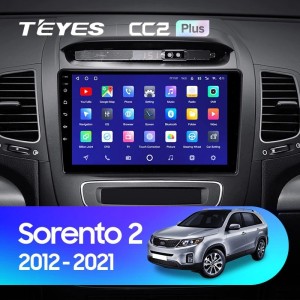 Штатная магнитола Teyes CC2 Plus 3/32 Kia Sorento 2 II XM (2012-2021) F1