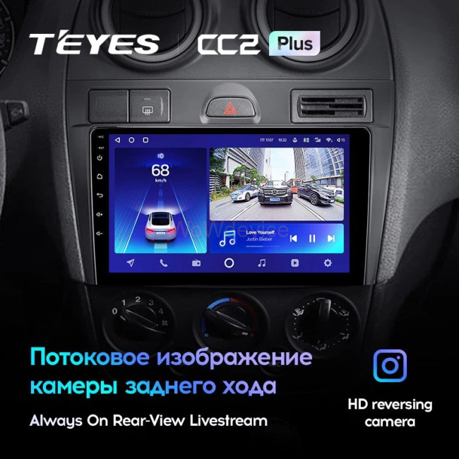 Штатная магнитола Teyes CC2 Plus 4/64 Ford Fiesta Mk5 (2002-2008) Штатная магнитола Teyes CC2 Plus 4/64 Ford Fiesta Mk5 (2002-2008)