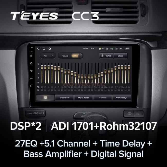 Штатная магнитола Teyes CC3 6/128 Volvo S80 1 (1998-2006) Штатная магнитола Teyes CC3 6/128 Volvo S80 1 (1998-2006)