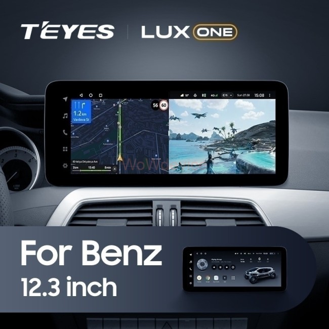 Штатная магнитола Teyes LUX ONE Mercedes-Benz V-Class 3 W447 (NTG 5.0) (2014-2023)
