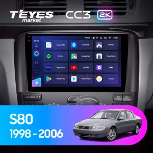 Штатная магнитола Teyes CC3 2K 4/32 Volvo S80 1 (1998-2006)