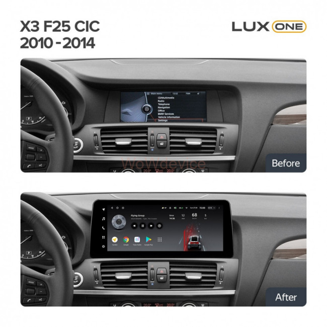 Штатная магнитола Teyes LUX ONE BMW X3 F25 (CIC) (2010-2012)