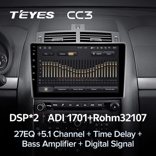 Штатная магнитола Teyes CC3 360 6/128 Peugeot 407 (2004-2011) F1 Штатная магнитола Teyes CC3 360 6/128 Peugeot 407 (2004-2011) F1