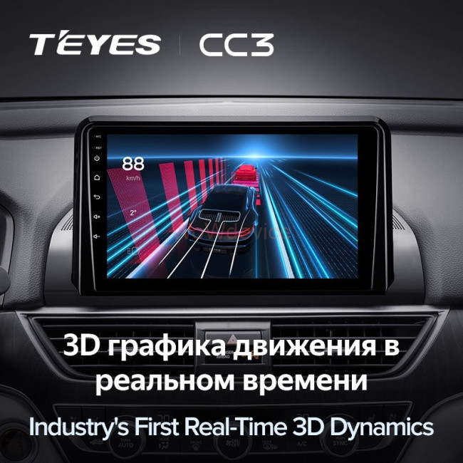 Штатная магнитола Teyes CC3 6/128 Honda Accord 10 CV (2017-2021) Тип-В