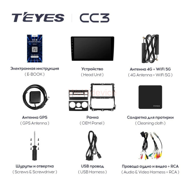 Штатная магнитола Teyes CC3 4/64 Toyota Land Cruiser Prado 120 (2002-2009)