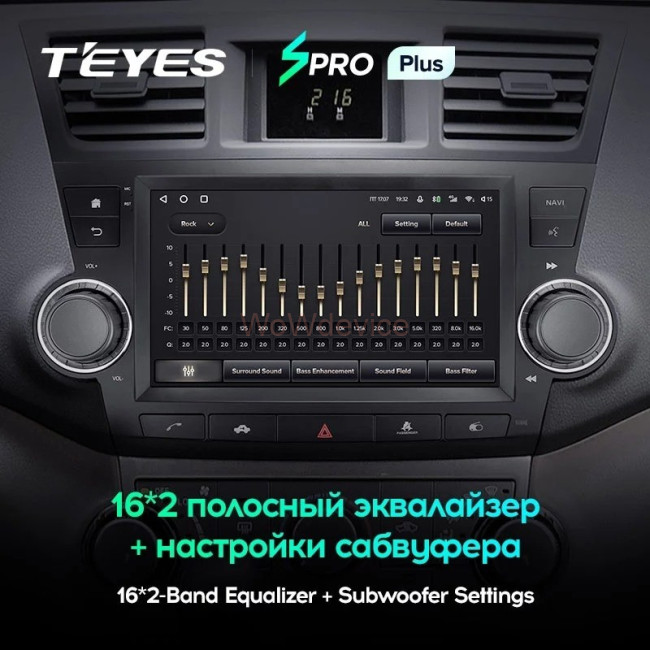 Штатная магнитола Teyes SPRO Plus 4/64 Toyota Highlander 2 XU40 (2007-2013) 9"диагональ Штатная магнитола Teyes SPRO Plus 4/64 Toyota Highlander 2 XU40 (2007-2013) 9"диагональ