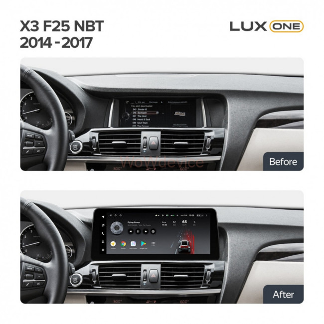 Штатная магнитола Teyes LUX ONE BMW X3 F25 (NBT) (2013-2017)