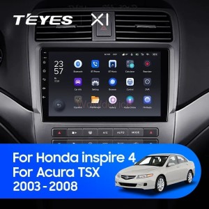 Штатная магнитола Teyes X1 4G 2/32 Acura TSX (2003-2008)