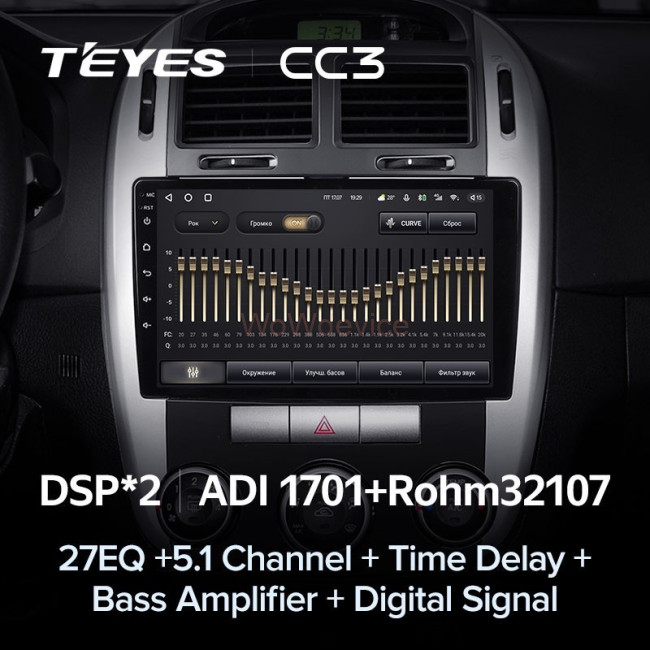 Штатная магнитола Teyes CC3 4/64 Kia Cerato 1 LD (2004-2008) F1 Штатная магнитола Teyes CC3 4/64 Kia Cerato 1 LD (2004-2008) F1