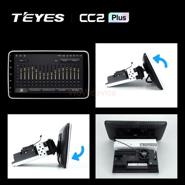 Магнитола Teyes CC2 Plus 3/32 1DIN 10 дюймов (поворотный)