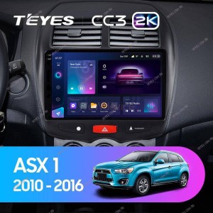 Штатная магнитола Teyes CC3 2K 3/32 Mitsubishi ASX 1 (2010-2016) Тип-B