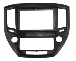Рамка магнитолы 9.0" (цв.Глянцевый Черный) для TOYOTA Crown (S210) 2012+ Левый руль