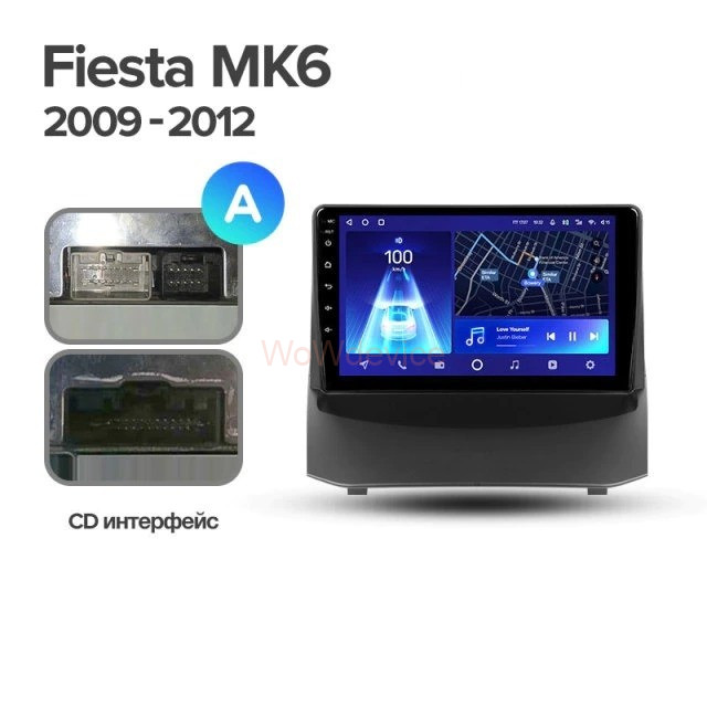 Штатная магнитола Teyes CC2 Plus 3/32 Ford Fiesta 6 (2008-2019) Тип-A