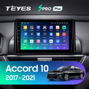 Штатная магнитола Teyes SPRO Plus 3/32 Honda Accord 10 CV (2017-2021) Тип-В