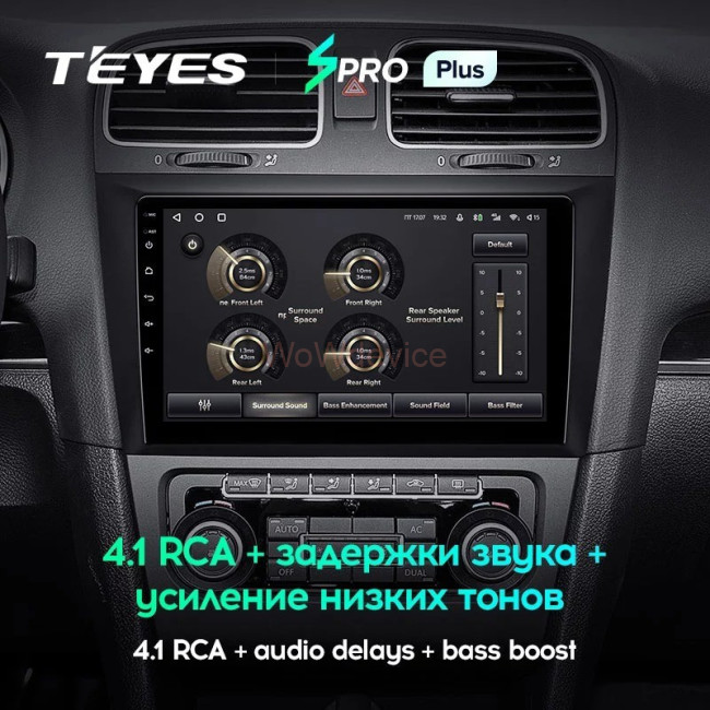 Штатная магнитола Teyes SPRO Plus 6/128 Volkswagen Golf 6 (2008-2016)