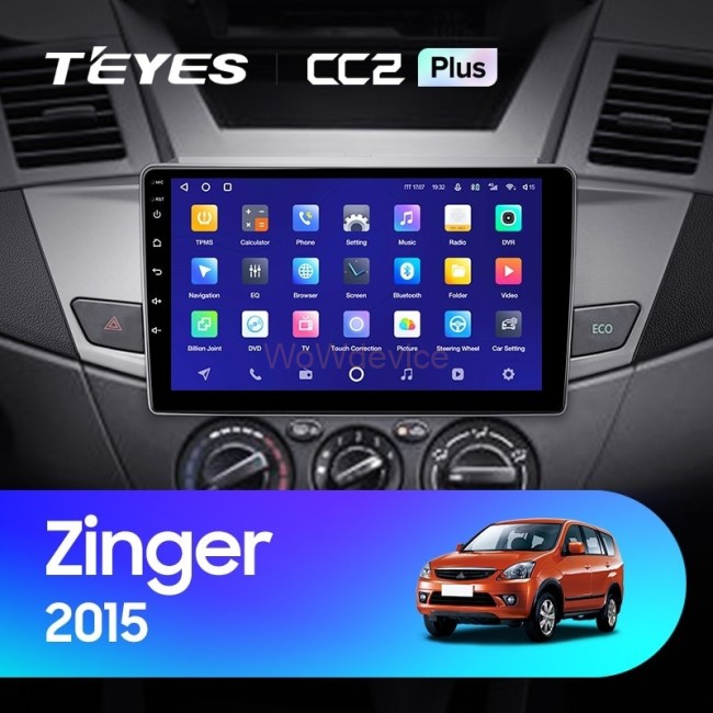 Штатная магнитола Teyes CC2 Plus 6/128 Mitsubishi Zinger 2015+