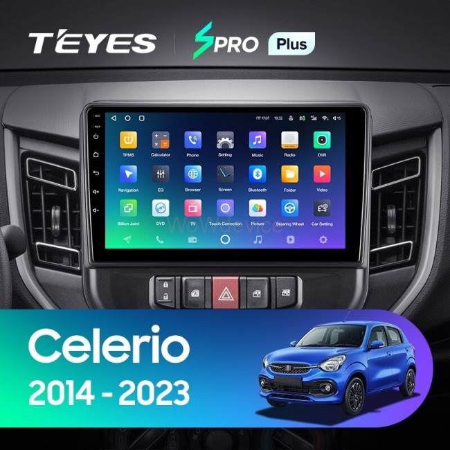 Штатная магнитола Teyes SPRO Plus 6/128 Suzuki Celerio (2014-2023)