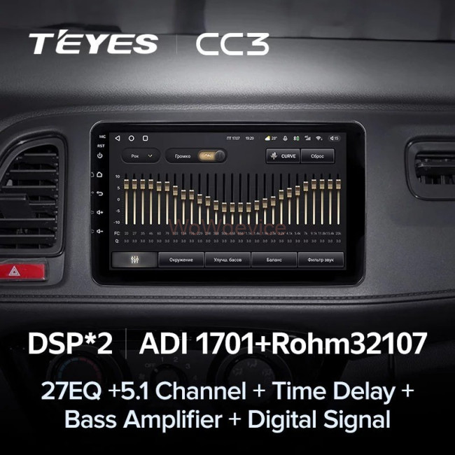 Штатная магнитола Teyes CC3 360 6/128 Honda HR-V (2015-2018) Штатная магнитола Teyes CC3 360 6/128 Honda HR-V (2015-2018)