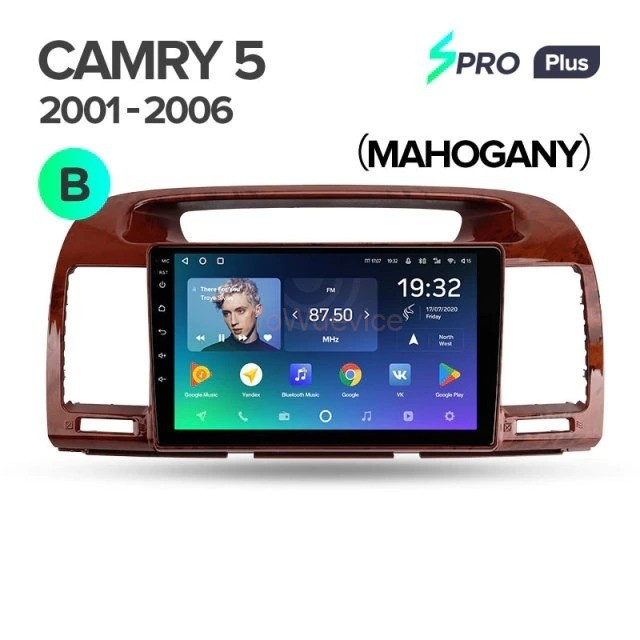 Штатная магнитола Teyes SPRO Plus 3/32 Toyota Camry 5 XV 30 (2001-2006) Тип-B Штатная магнитола Teyes SPRO Plus 3/32 Toyota Camry 5 XV 30 (2001-2006) Тип-B