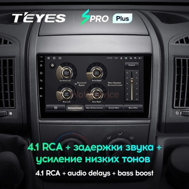 Штатная магнитола Teyes SPRO Plus 6/128 Fiat Ducato 3 (2006-2022)