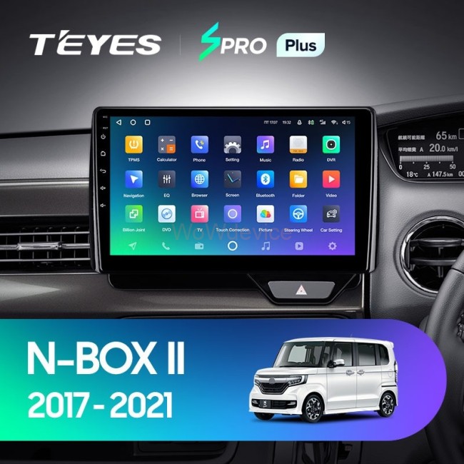 Штатная магнитола Teyes SPRO Plus 6/128 Honda N-BOX 2 JF3/4 (2017-2021) Правый руль