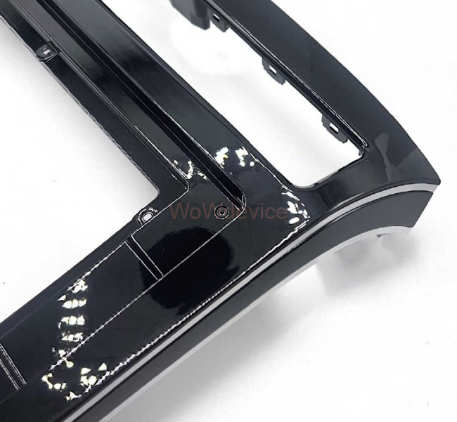 Рамка магнитолы 10.2" (цв.Глянцевый Черный) для HYUNDAI Tucson (NX4) 2020+ Кондиционер