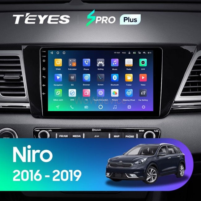 Штатная магнитола Teyes SPRO Plus 6/128 Kia Niro DE (2016-2019)