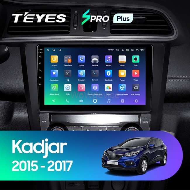 Штатная магнитола Teyes SPRO Plus 6/128 Renault Kadjar (2015-2017)