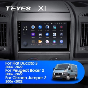 Штатная магнитола Teyes X1 4G 2/32 Fiat Ducato 3 (2006-2022)